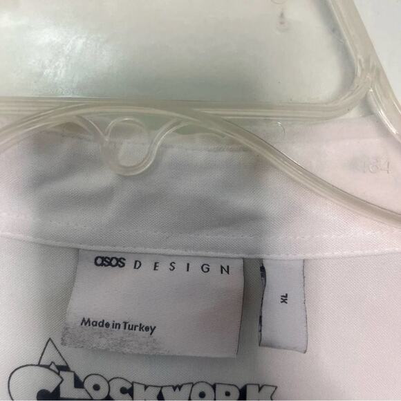 ASOS DESIGNS CLOCKWORK ORANGE SHIRT SIZE XL - Picture 4 of 5